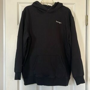 Bearded Goat unisex black hoodie,  like new!